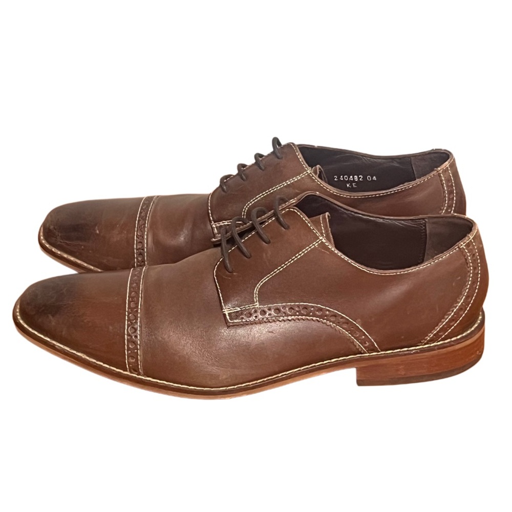 Florsheim Castellano Cap Toe Oxford Brown Size 10.5